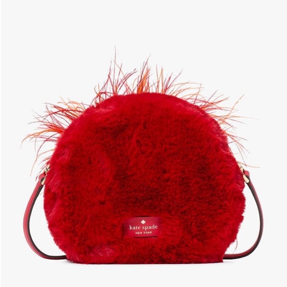 ♠️kate spade Disney X KS New York Muppets Animal Crossbody, Red Multi NWT - Picture 6 of 16